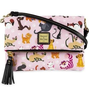 Disney Cats Dooney & Bourke Foldover Crossbody purse